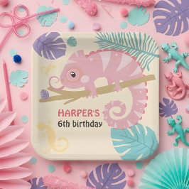 Schaaltjes en spijkerbroeken papieren bordje