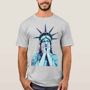 Schaambeeld van vrijheid t-shirt