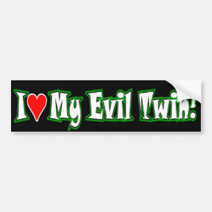 Schaamse tweelingliefde bumpersticker