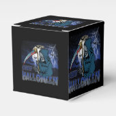 Schaamskelet in de Scary Dark Night Halloween Bedankdoosjes (Voorkant Zijde)