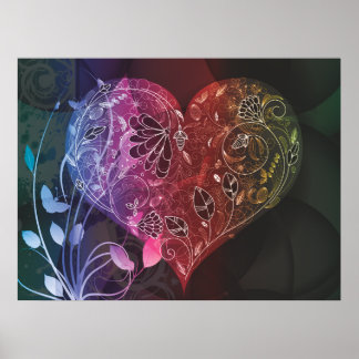 schaamteloos hart uit liefde poster
