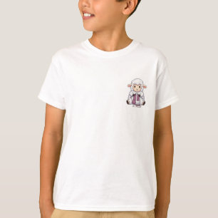 Schaap Breien Cartoon Kinderen T-shirt