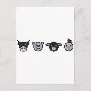 schaap briefkaart