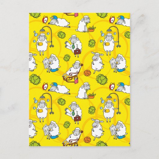 Schaap Briefkaart (Voorkant)