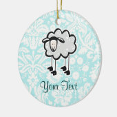Schaap; Cute Keramisch Ornament (Links)