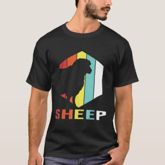  Schaap Dierenvriend Zoökeeper Retro Style q T-shirt
