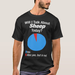Schaap geobsedeerd t-shirt