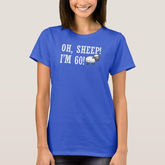 Schaap ik ben 60 t-shirt (Voorkant)