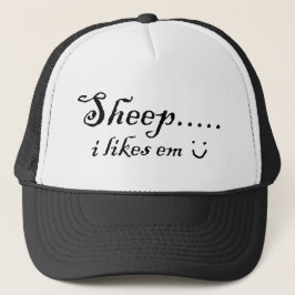 Schaap.....ik vind ze leuk trucker pet