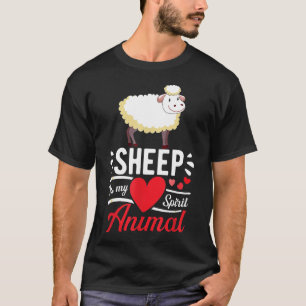 Schaap is Mijn Spirit Dier Liefde Schattige, Schap T-shirt