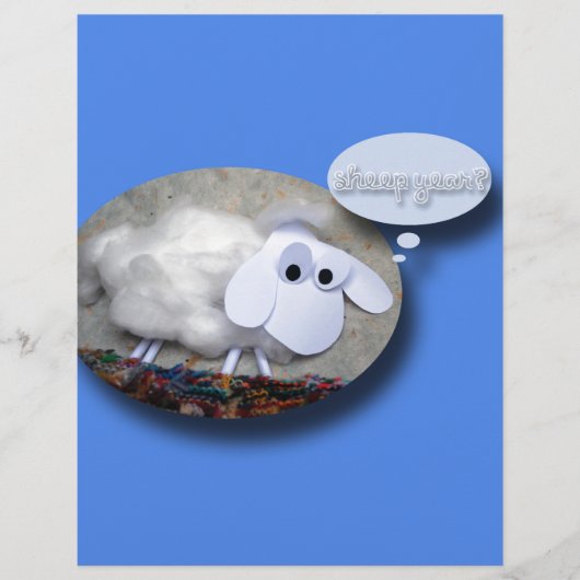 Schaap Jaar? Chinese Nieuwjaars Verjaardag St (Voorkant)