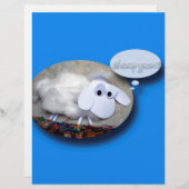 Schaap Jaar? Chinese Nieuwjaars Verjaardag St (Voorkant / Achterkant)