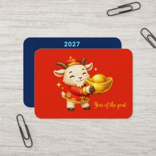 Schaap kalender 2027 visitekaartje