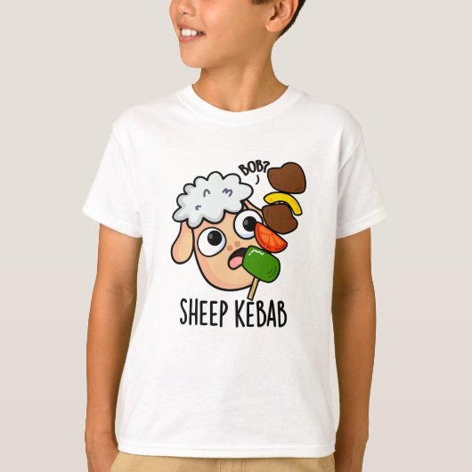Schaap Kebab Funny Shish Kebab Pun T-shirt (Voorkant)