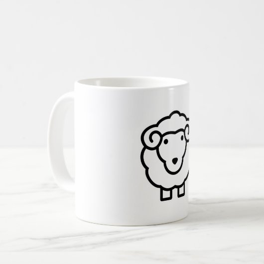 Schaap Koffiemok (Voorkant links)
