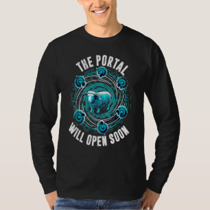 Schaap loopt rondjes in China Grappig schaap meme T-shirt