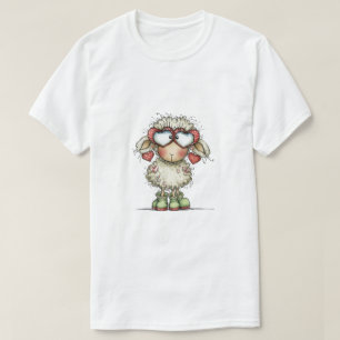 Schaap met Concept Artistiek Ontwerp T-shirt