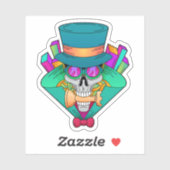 Schaap met schaafkop Rook Sticker (Vel)