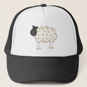 Schaap met stickfigure T-shirts en cadeaus Trucker Pet