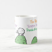 Schaap ontwerp voor een Tenpin Bowler mok (Center)