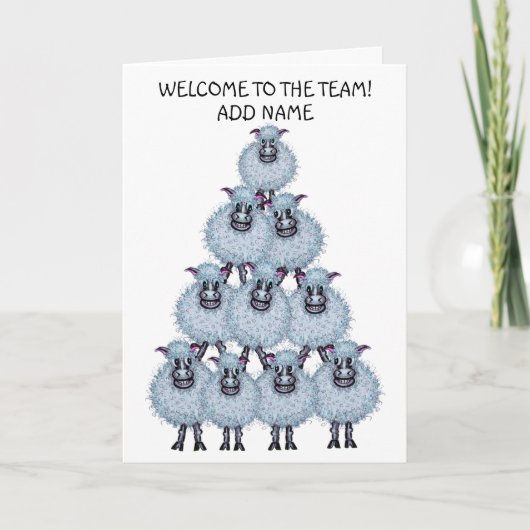 Schaap Piramide Kaart (Voorkant)