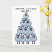 Schaap Piramide Kaart (Gele Bloem)