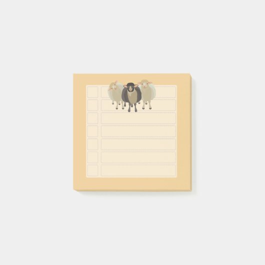 Schaap Post-it® Notes (Voorkant)