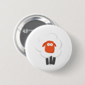 Schaap Ronde Button 5,7 Cm (Voorkant /achterkant)