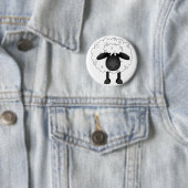 Schaap Ronde Button 5,7 Cm (In situ)