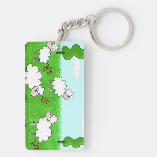 Schaap Sleutelhanger (achterkant)
