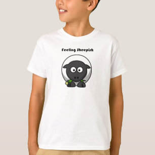 Schaapachtig voelen Schattige verlegen Schaap Grap T-shirt