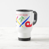 Schaar, borstels en meer, jouw naam reisbeker (Voorkant rechts)