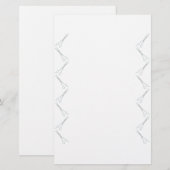 schaar briefpapier (Voorkant / Achterkant)