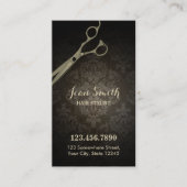  schaar Damask Hair Stylist Visitekaartje (Voorkant)