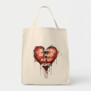 Schaar de regels tote bag