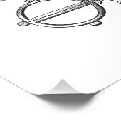  schaar Elegant Black White Decorative Foto Afdruk (Hoek)