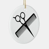 Schaar en kam keramisch ornament (Rechts)