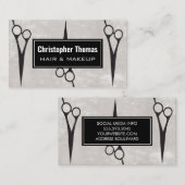 schaar | Hair Stylist Visitekaartje (Voorkant / Achterkant)