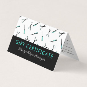 Schaar & kammen Haarsalon Cadeaubon Kaart