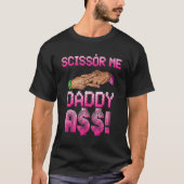 Schaar me papa A Hand T-shirt (Voorkant)