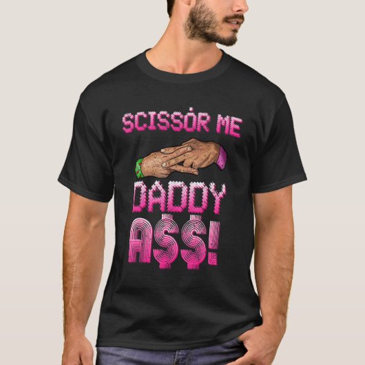 Schaar me papa A Hand T-shirt (Voorkant)