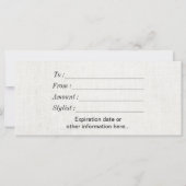 schaar- of beendergegiet certificaat (Achterkant)