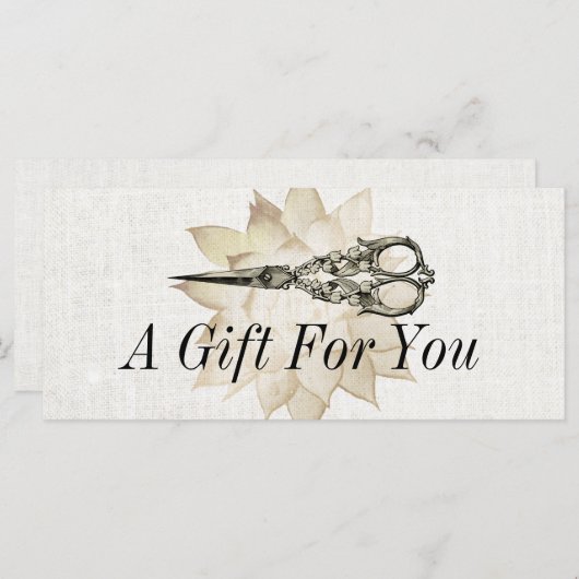  schaar- of beendergegiet certificaat (Voorkant / Achterkant)