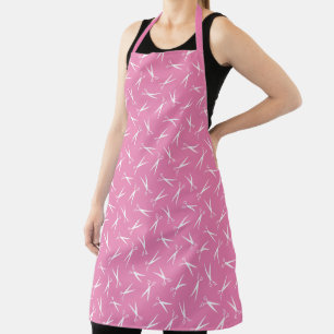 Schaar Pattern Barber and Hair Salon Pink Schort