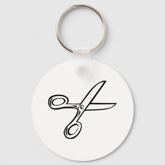 schaar sleutelhanger (Voorkant)