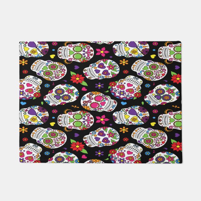 Schaar van de Suikerschedel en bloedige intimidati Deurmat (Voorkant)