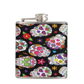 Schaar van de Suikerschedel en bloedige intimidati Heupfles (Voorkant)