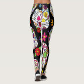 Schaar van de Suikerschedel en bloedige intimidati Leggings (Achterkant)