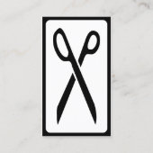 schaar visitekaartje (Achterkant)