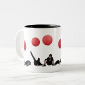 Schaar voor de Lefty Tweekleurige Koffiemok (Voorkant links)